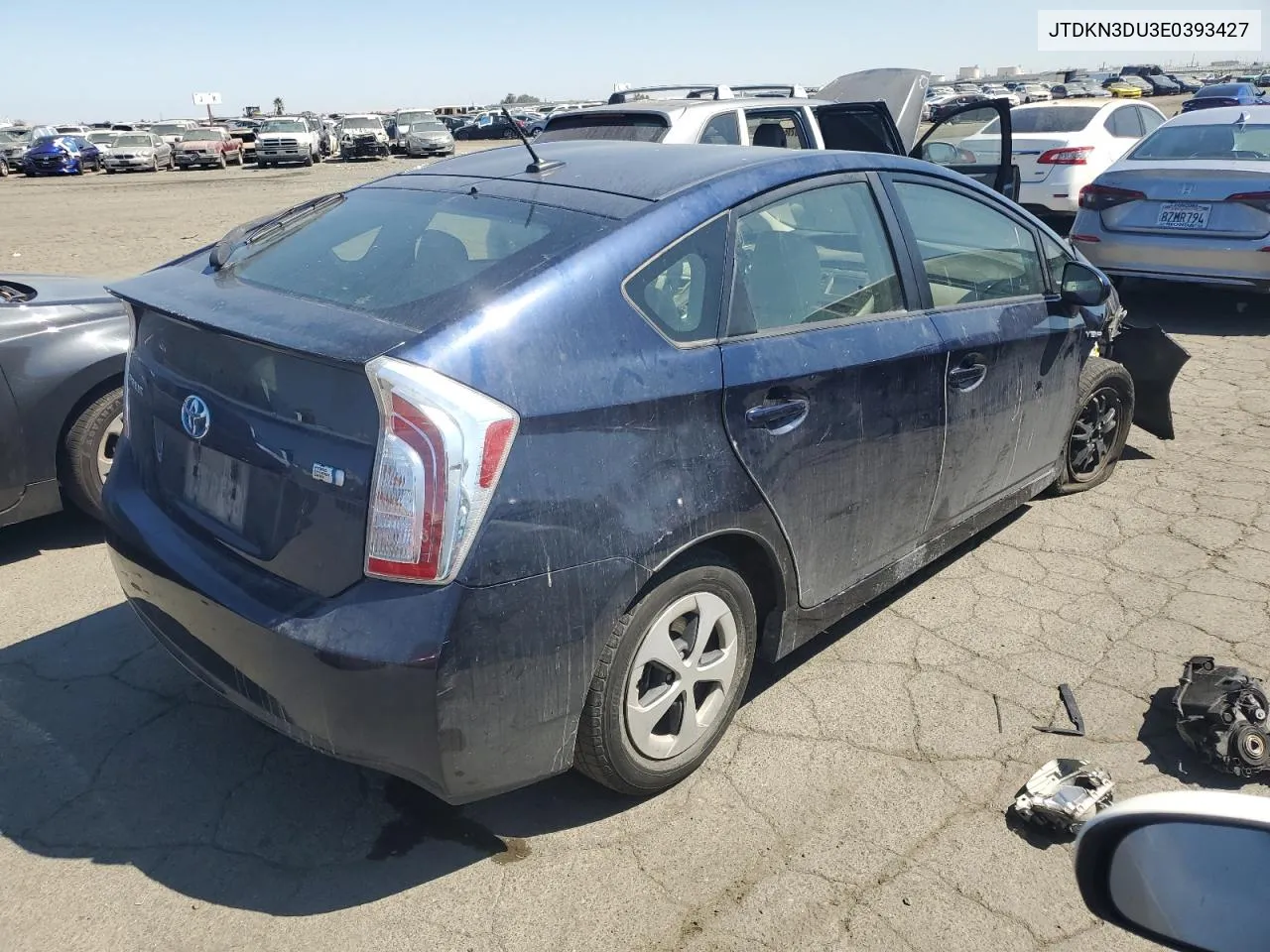 2014 Toyota Prius VIN: JTDKN3DU3E0393427 Lot: 69415964