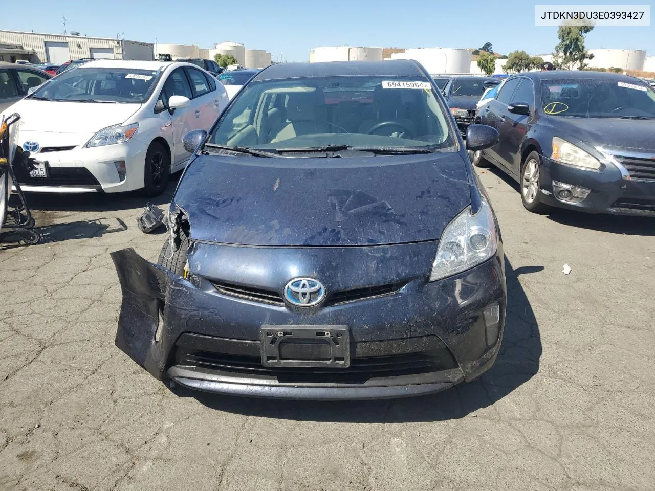 2014 Toyota Prius VIN: JTDKN3DU3E0393427 Lot: 69415964