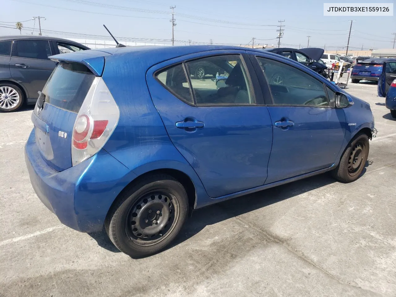 2014 Toyota Prius C VIN: JTDKDTB3XE1559126 Lot: 69532094