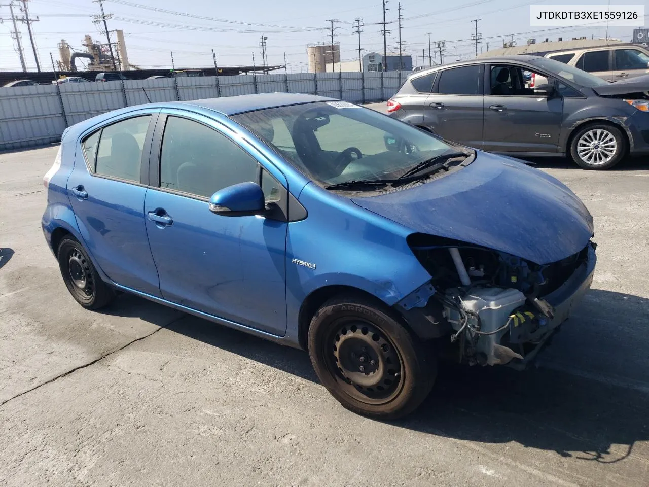 2014 Toyota Prius C VIN: JTDKDTB3XE1559126 Lot: 69532094