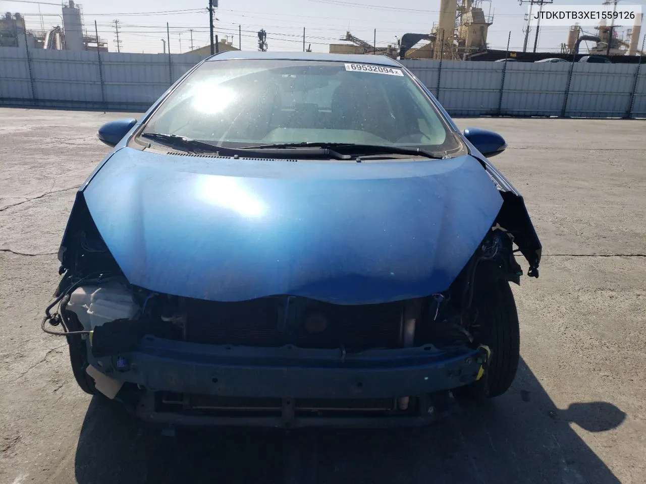 2014 Toyota Prius C VIN: JTDKDTB3XE1559126 Lot: 69532094