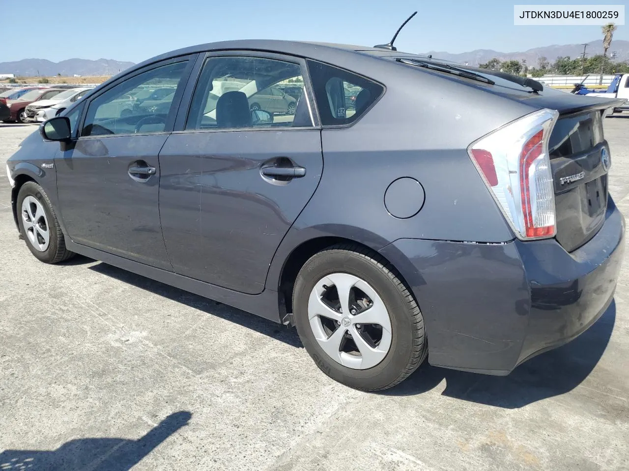 JTDKN3DU4E1800259 2014 Toyota Prius