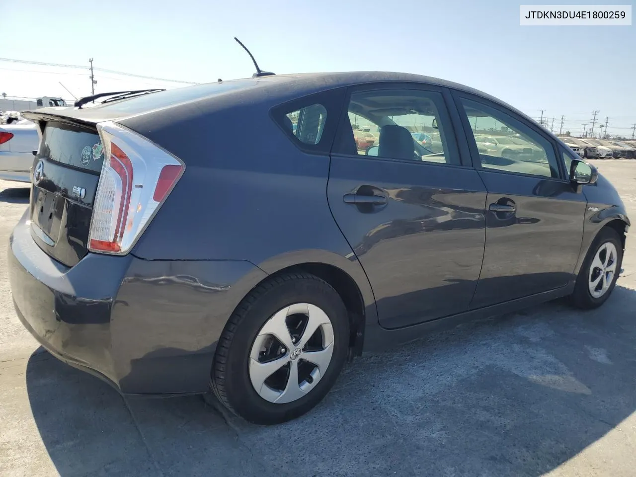 JTDKN3DU4E1800259 2014 Toyota Prius