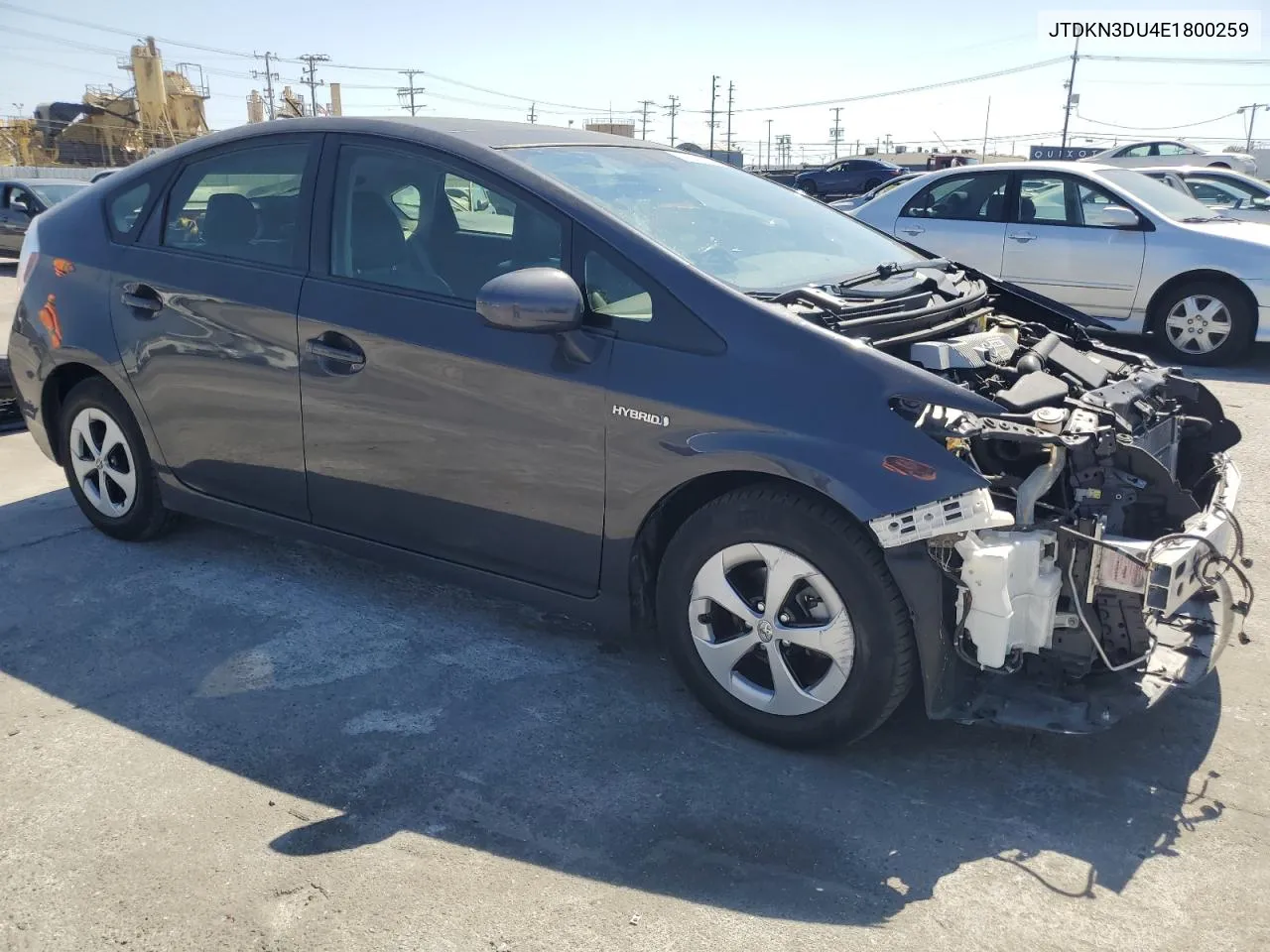 JTDKN3DU4E1800259 2014 Toyota Prius