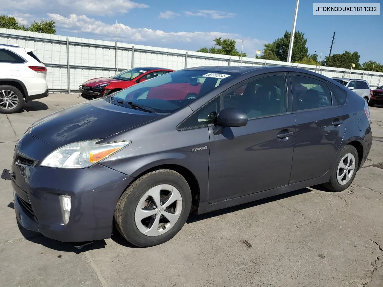 JTDKN3DUXE1811332 2014 Toyota Prius