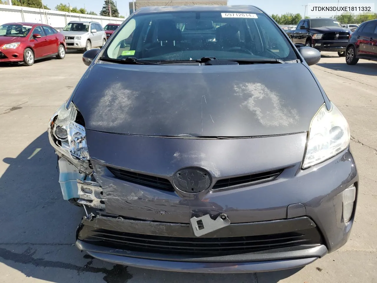 JTDKN3DUXE1811332 2014 Toyota Prius