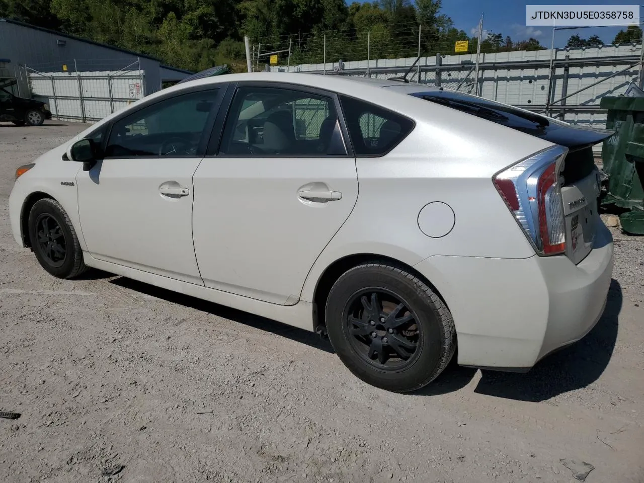 2014 Toyota Prius VIN: JTDKN3DU5E0358758 Lot: 70162594