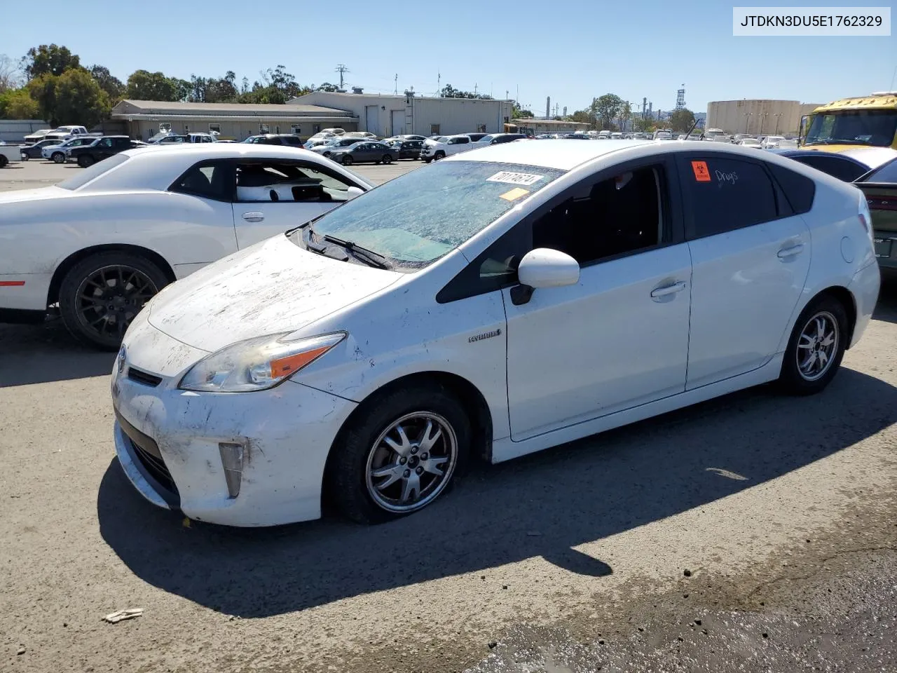 JTDKN3DU5E1762329 2014 Toyota Prius