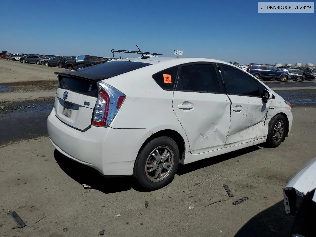 2014 Toyota Prius VIN: JTDKN3DU5E1762329 Lot: 70174674