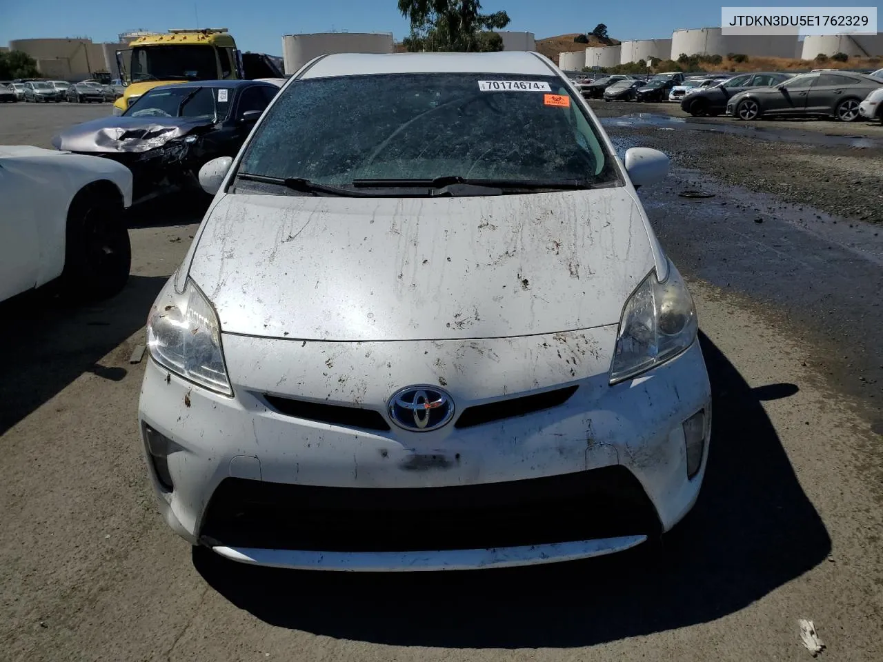 2014 Toyota Prius VIN: JTDKN3DU5E1762329 Lot: 70174674