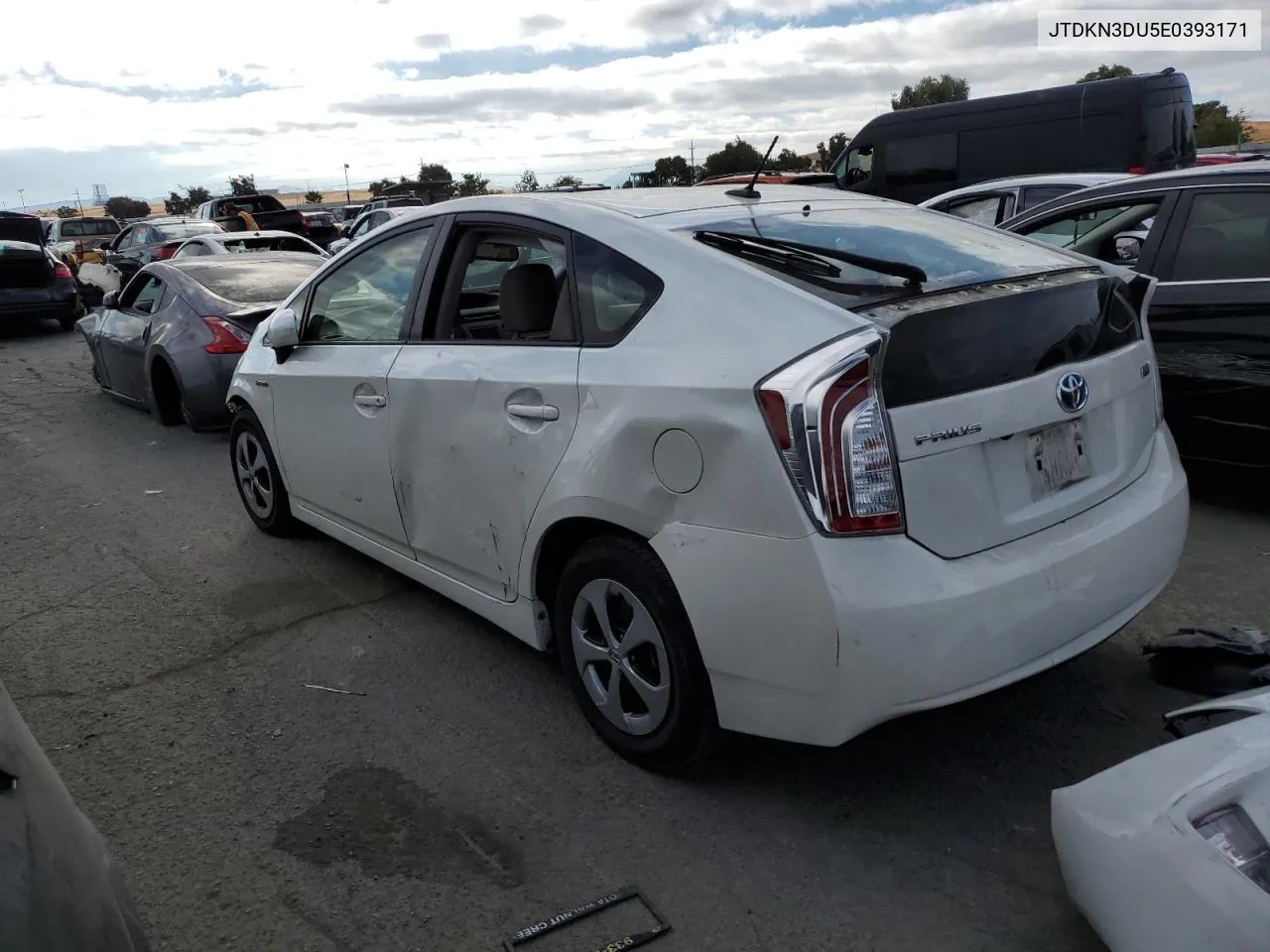 2014 Toyota Prius VIN: JTDKN3DU5E0393171 Lot: 70264484