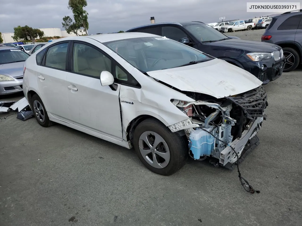 2014 Toyota Prius VIN: JTDKN3DU5E0393171 Lot: 70264484