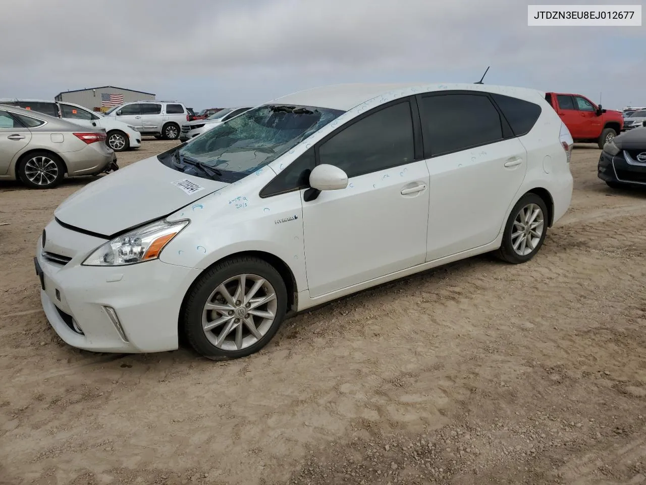 JTDZN3EU8EJ012677 2014 Toyota Prius V