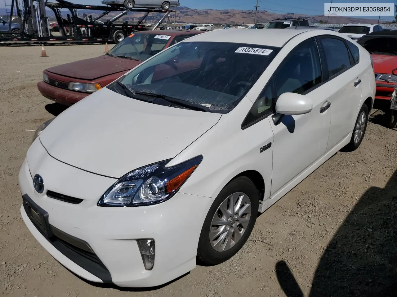 2014 Toyota Prius Plug-In VIN: JTDKN3DP1E3058854 Lot: 70325814