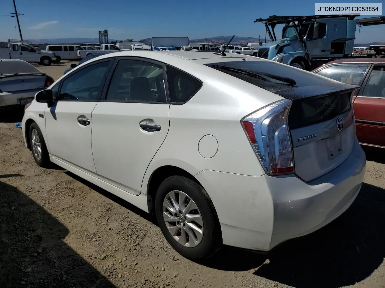 2014 Toyota Prius Plug-In VIN: JTDKN3DP1E3058854 Lot: 70325814