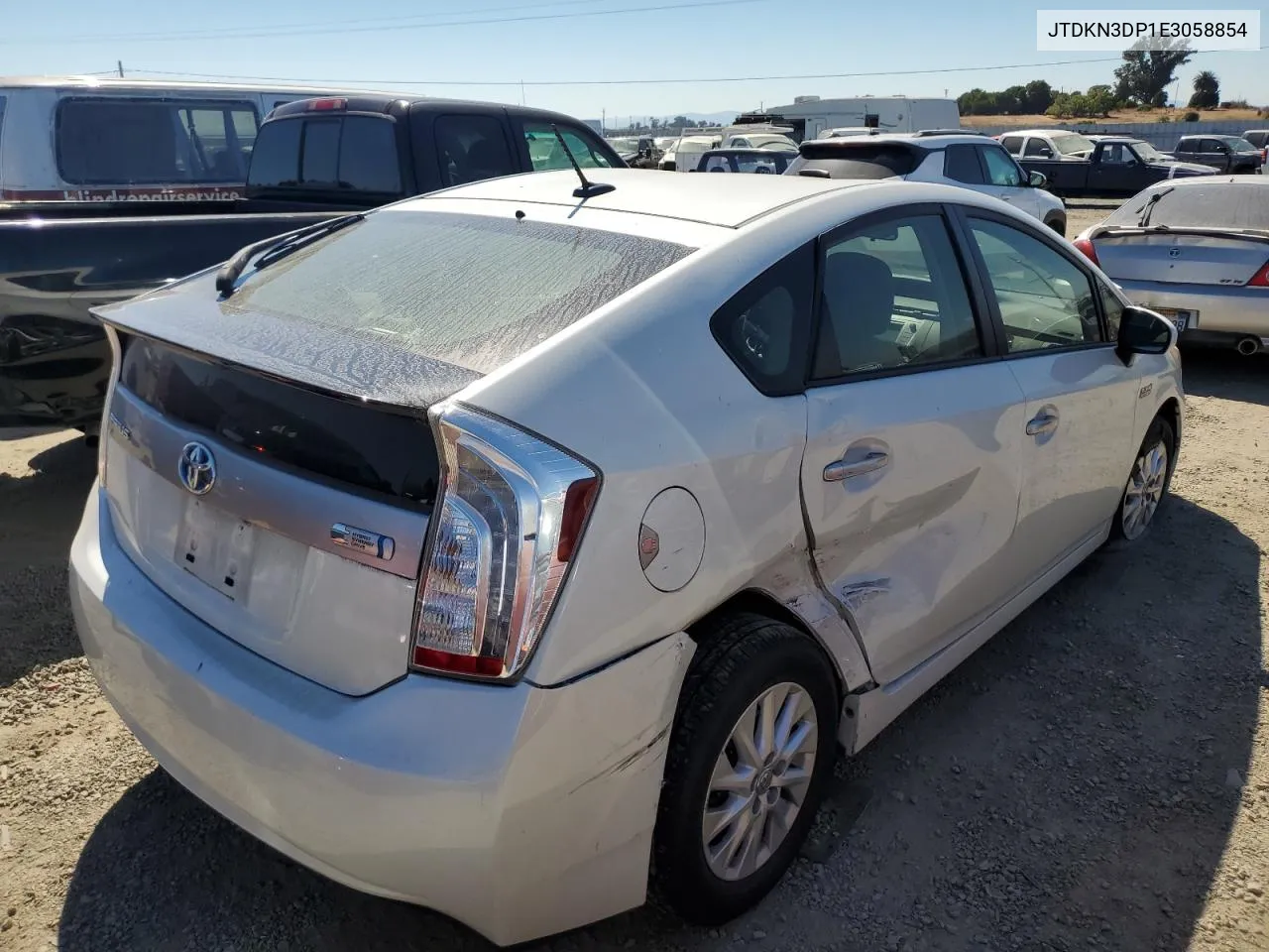 2014 Toyota Prius Plug-In VIN: JTDKN3DP1E3058854 Lot: 70325814