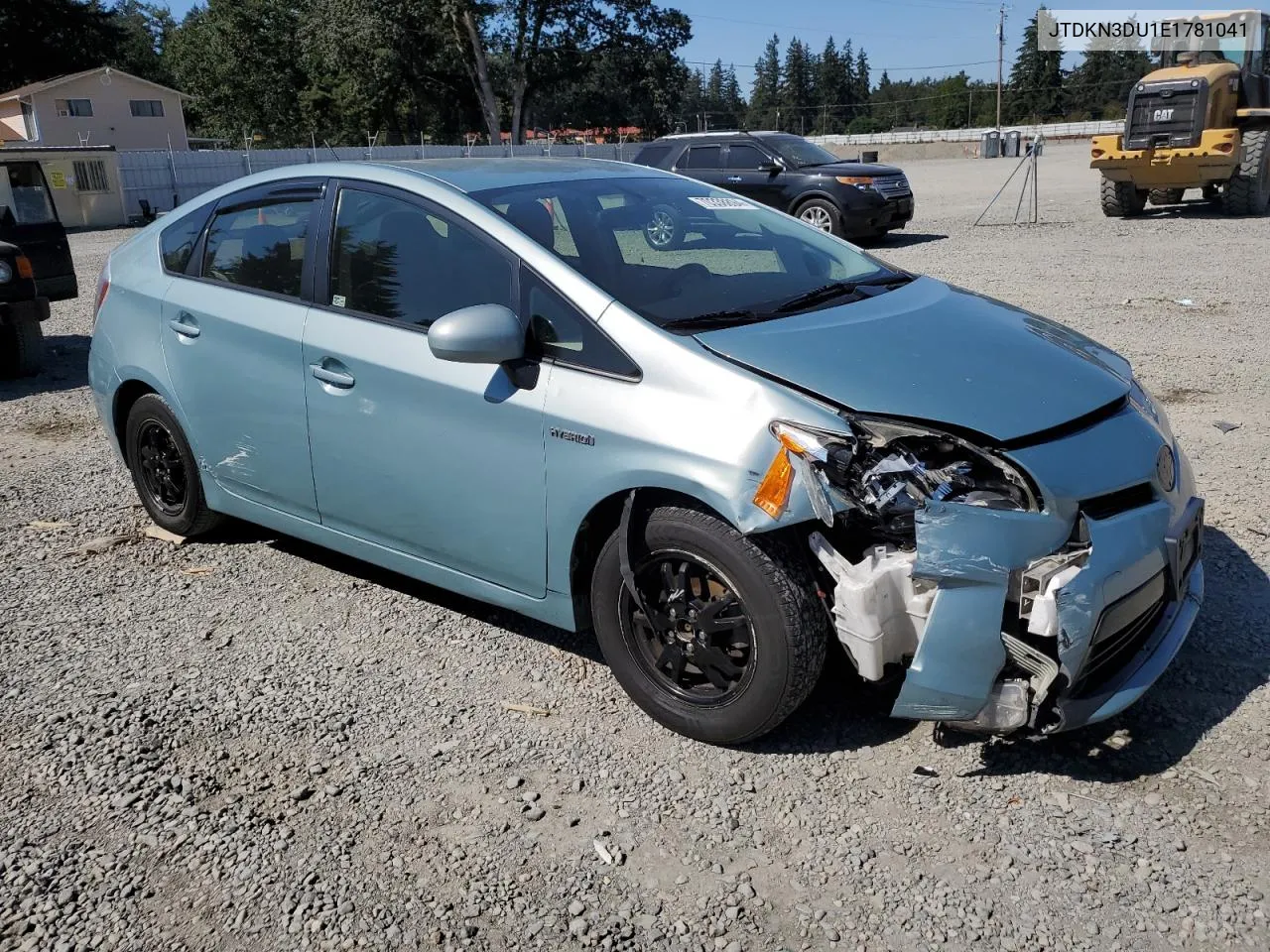 2014 Toyota Prius VIN: JTDKN3DU1E1781041 Lot: 70338894