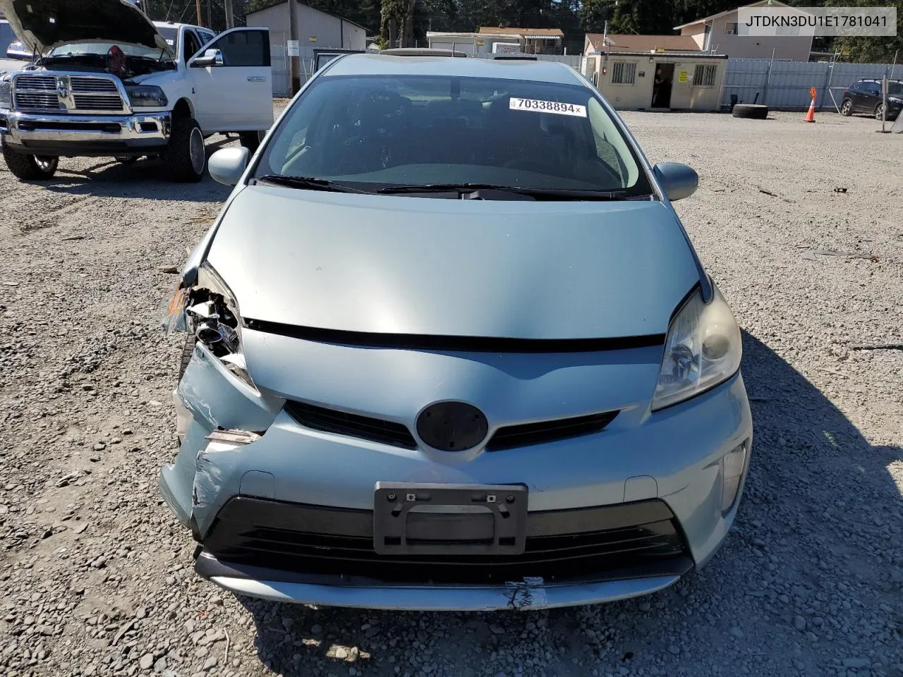 2014 Toyota Prius VIN: JTDKN3DU1E1781041 Lot: 70338894