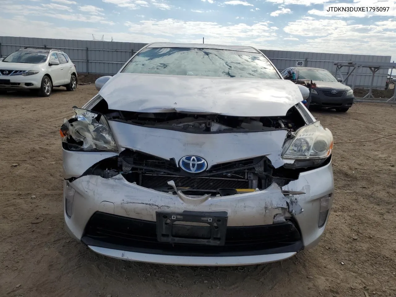 2014 Toyota Prius VIN: JTDKN3DUXE1795097 Lot: 70498234