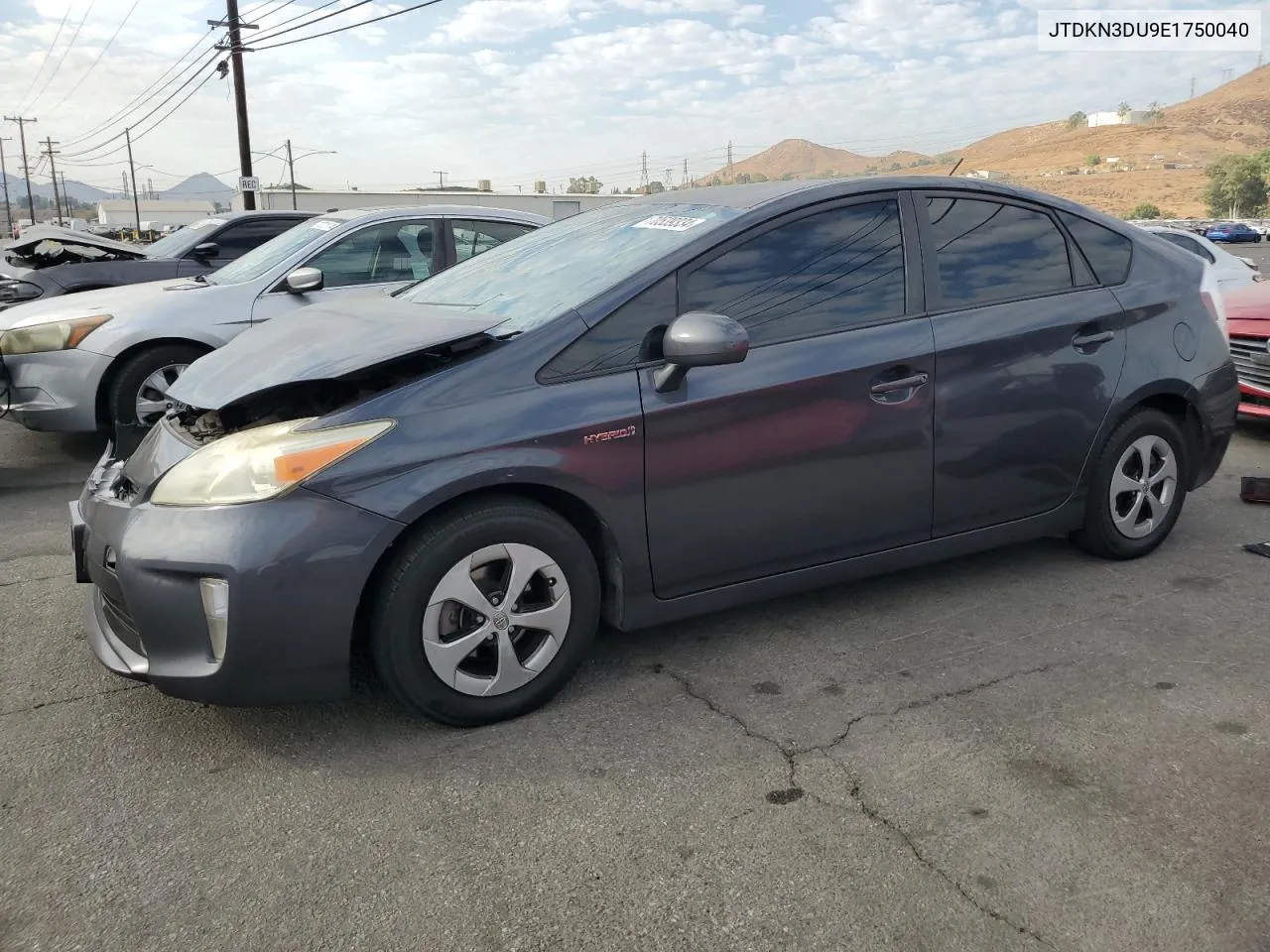 JTDKN3DU9E1750040 2014 Toyota Prius