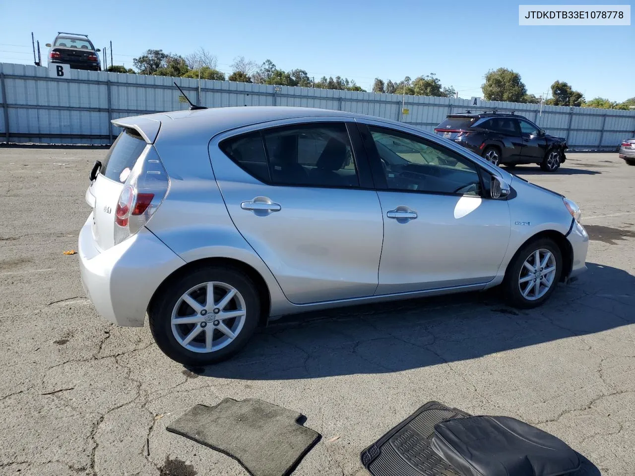 2014 Toyota Prius C VIN: JTDKDTB33E1078778 Lot: 70540614