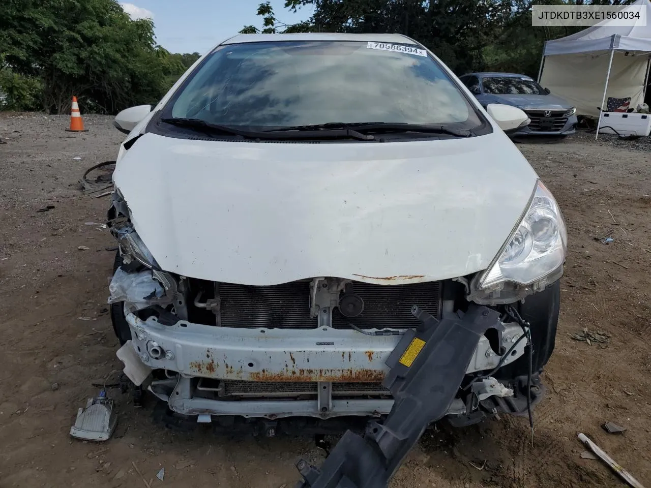 JTDKDTB3XE1560034 2014 Toyota Prius C