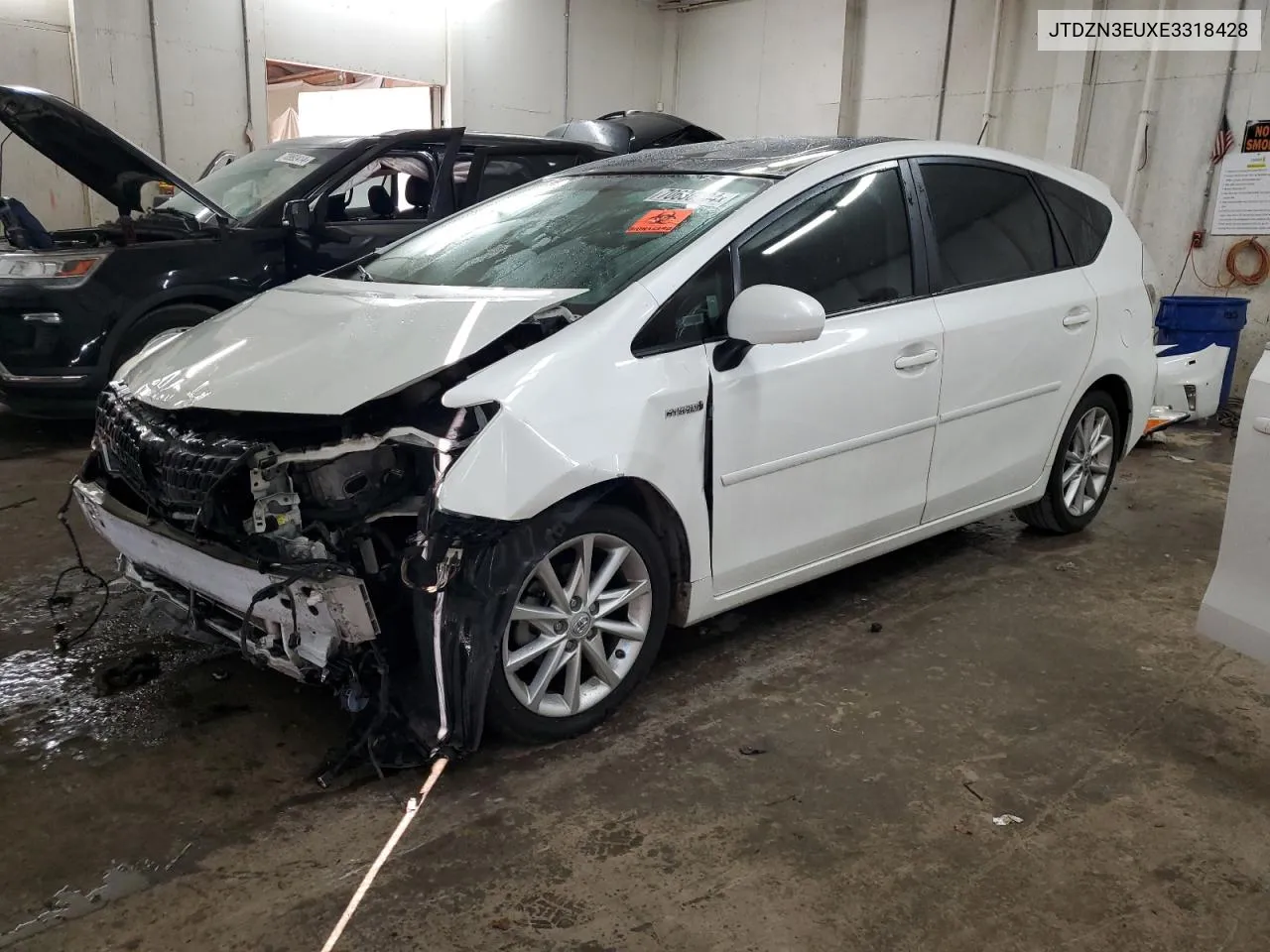 2014 Toyota Prius V VIN: JTDZN3EUXE3318428 Lot: 70636804