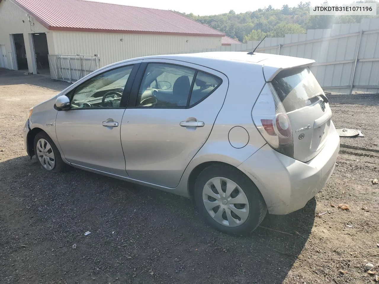 2014 Toyota Prius C VIN: JTDKDTB31E1071196 Lot: 70883444