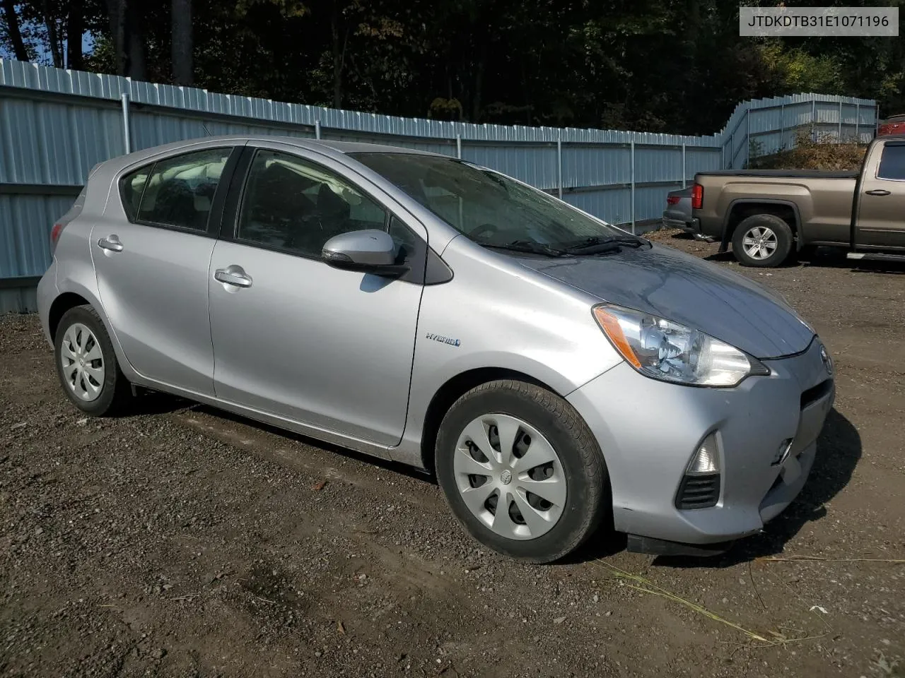 2014 Toyota Prius C VIN: JTDKDTB31E1071196 Lot: 70883444