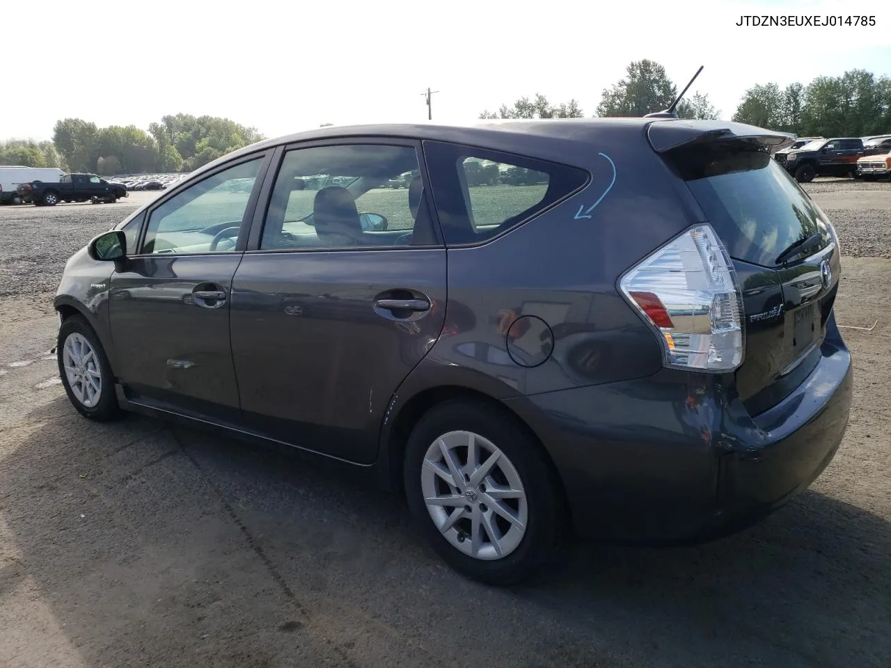 2014 Toyota Prius V VIN: JTDZN3EUXEJ014785 Lot: 70933084