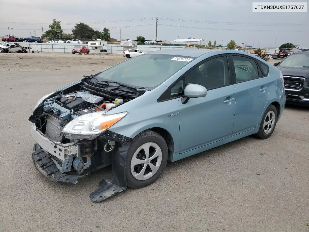 JTDKN3DUXE1757627 2014 Toyota Prius