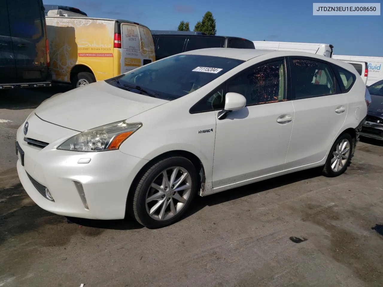 2014 Toyota Prius V VIN: JTDZN3EU1EJ008650 Lot: 71115204