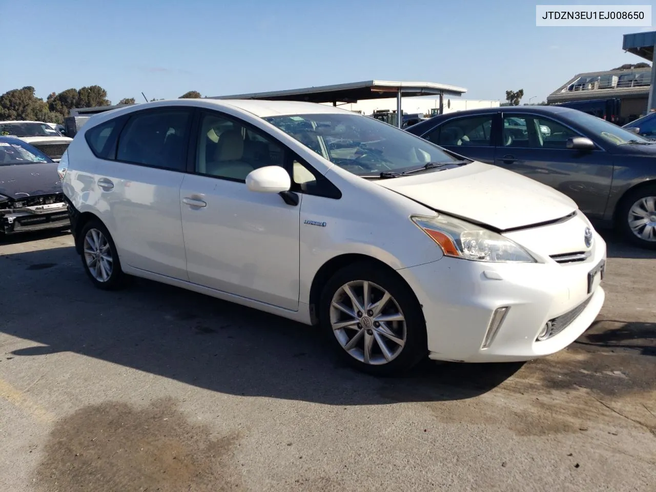 2014 Toyota Prius V VIN: JTDZN3EU1EJ008650 Lot: 71115204