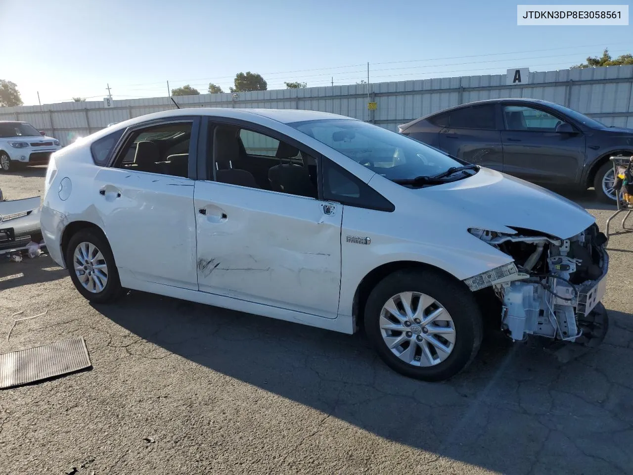 JTDKN3DP8E3058561 2014 Toyota Prius Plug-In