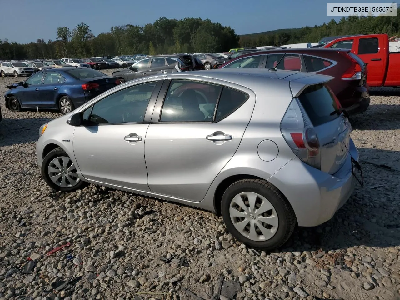 2014 Toyota Prius C VIN: JTDKDTB38E1565670 Lot: 71209734