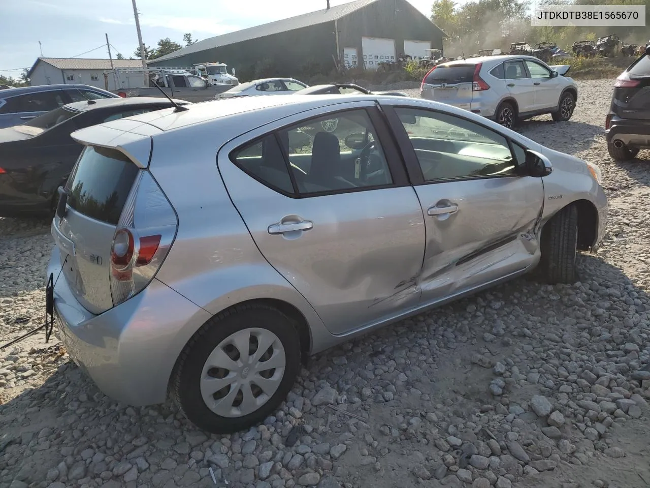 2014 Toyota Prius C VIN: JTDKDTB38E1565670 Lot: 71209734