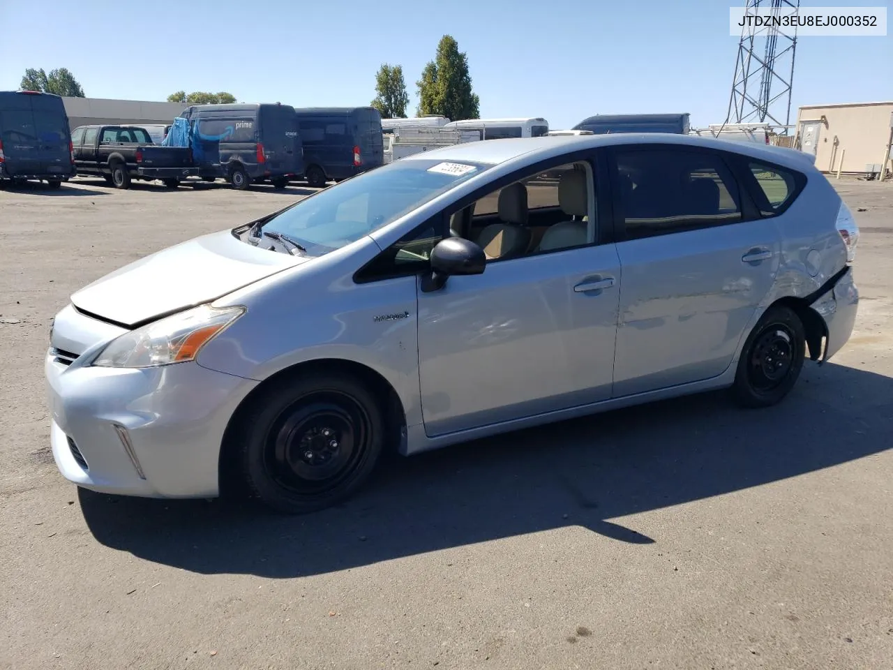 2014 Toyota Prius V VIN: JTDZN3EU8EJ000352 Lot: 71235604