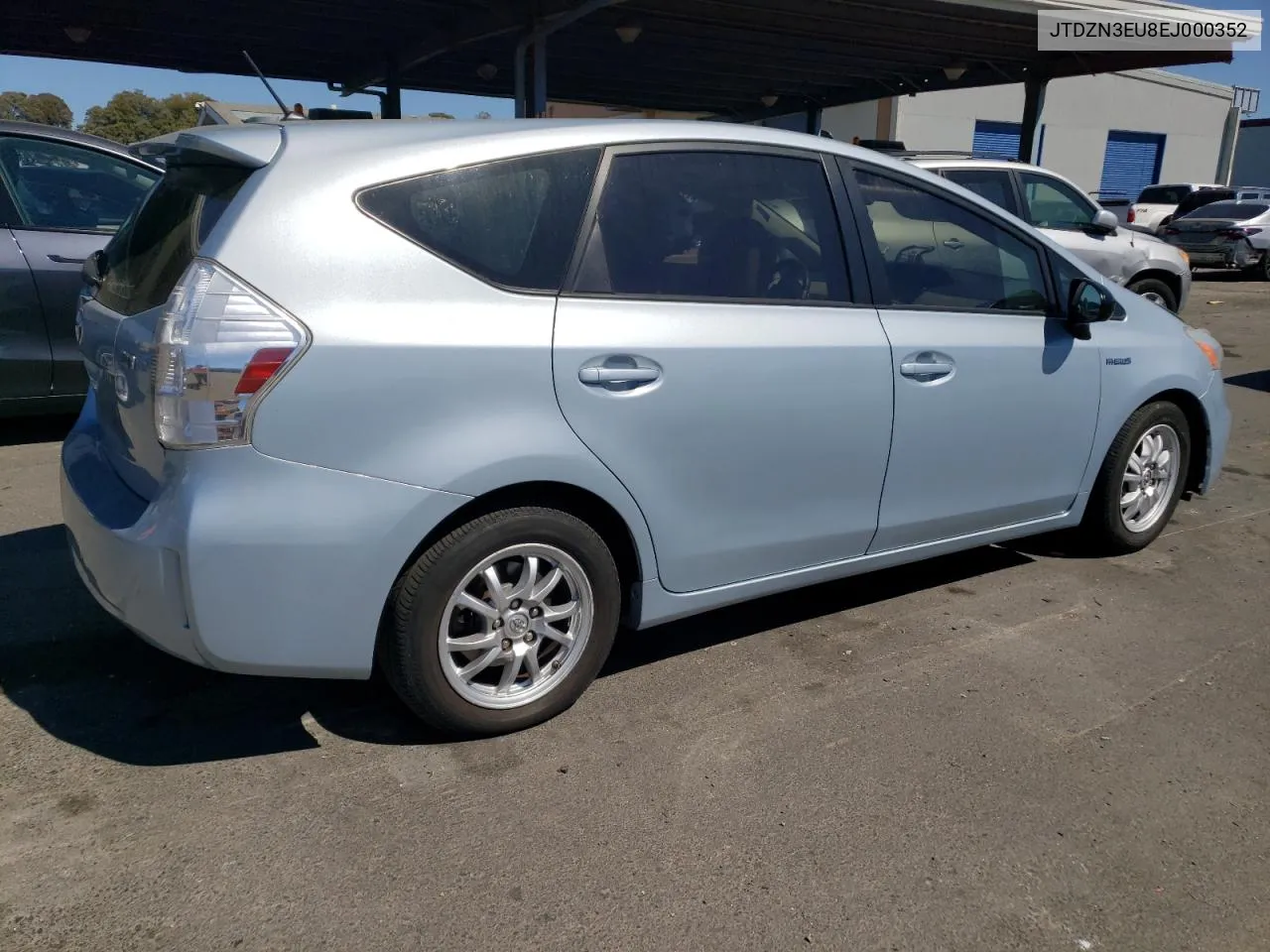 JTDZN3EU8EJ000352 2014 Toyota Prius V