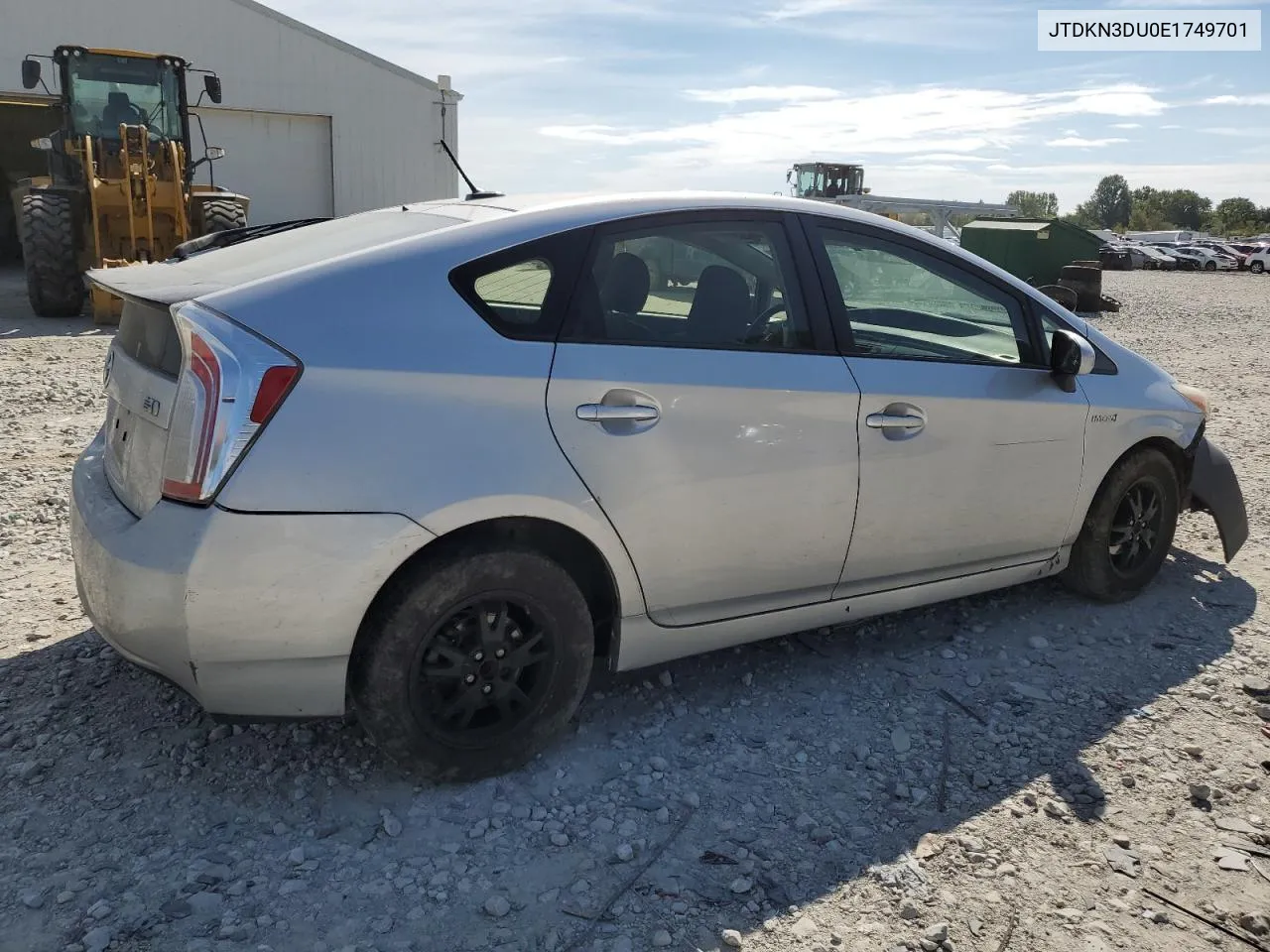 2014 Toyota Prius VIN: JTDKN3DU0E1749701 Lot: 71284044