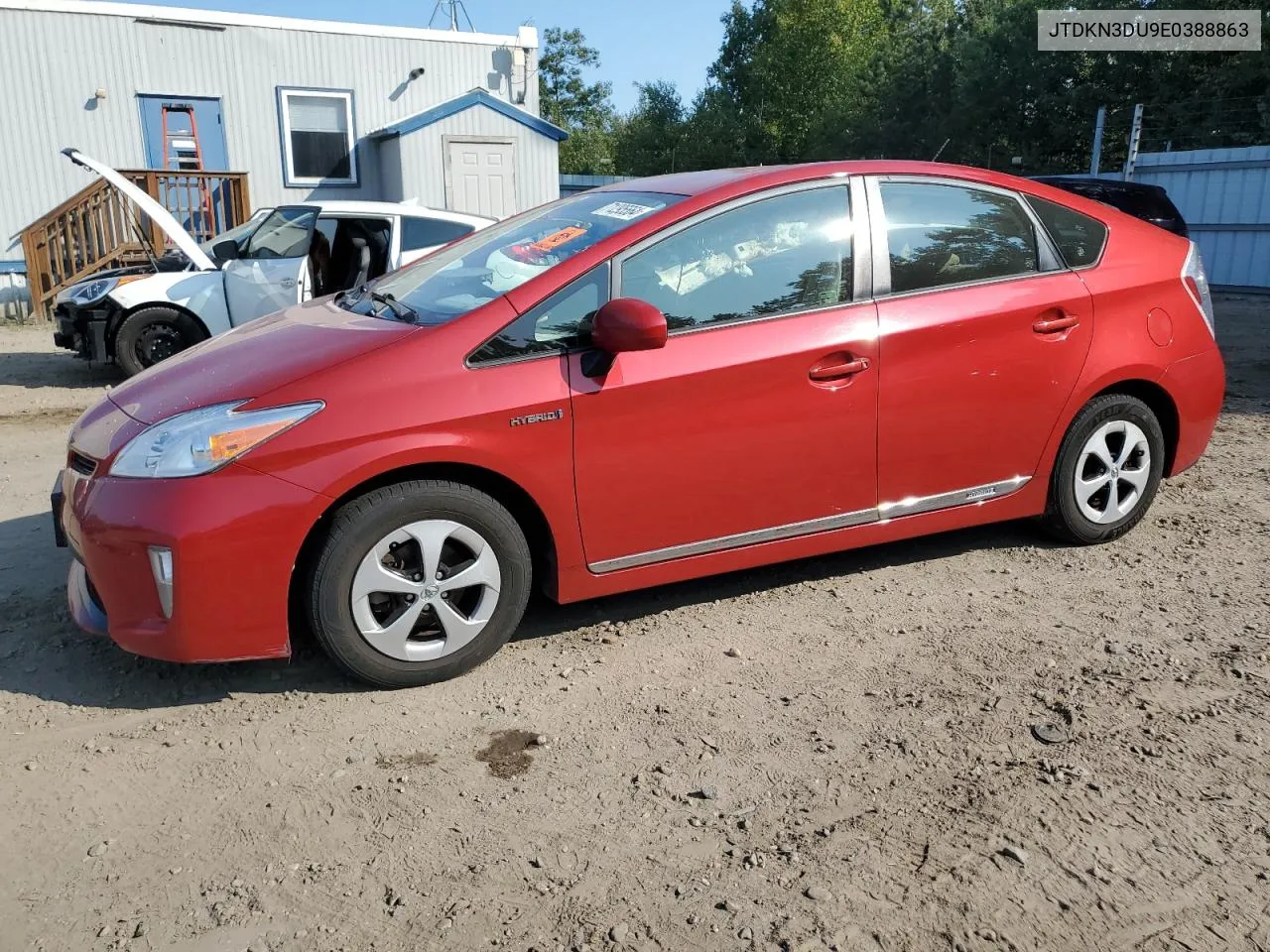 2014 Toyota Prius VIN: JTDKN3DU9E0388863 Lot: 71295564