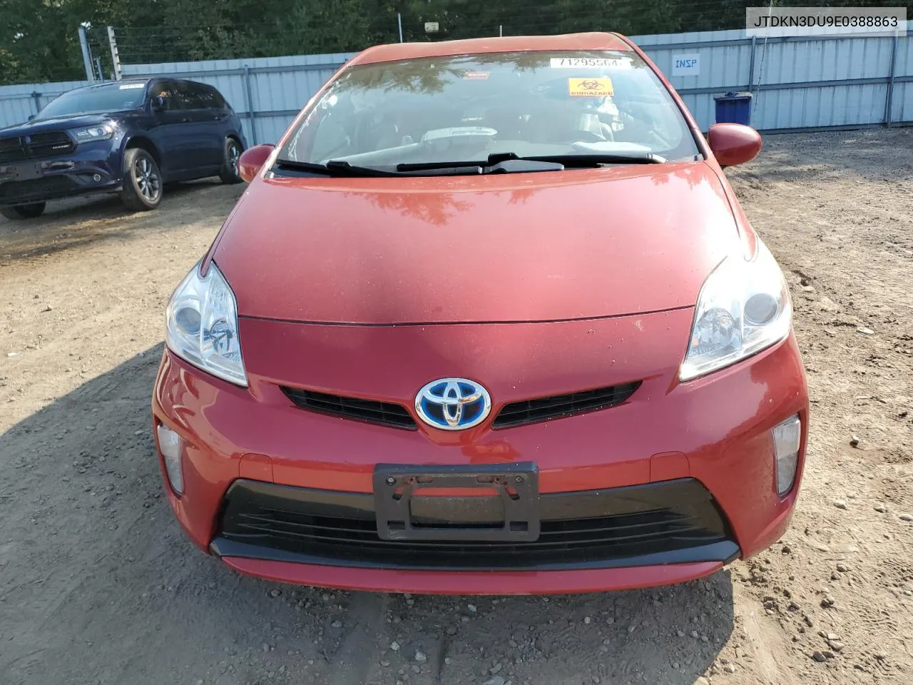 2014 Toyota Prius VIN: JTDKN3DU9E0388863 Lot: 71295564