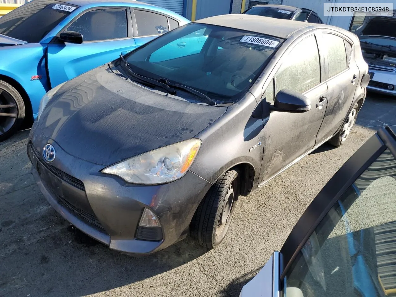 2014 Toyota Prius C VIN: JTDKDTB34E1085948 Lot: 71306604