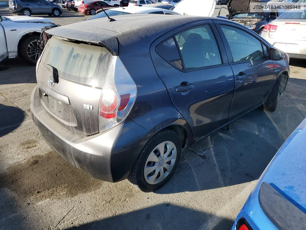 2014 Toyota Prius C VIN: JTDKDTB34E1085948 Lot: 71306604