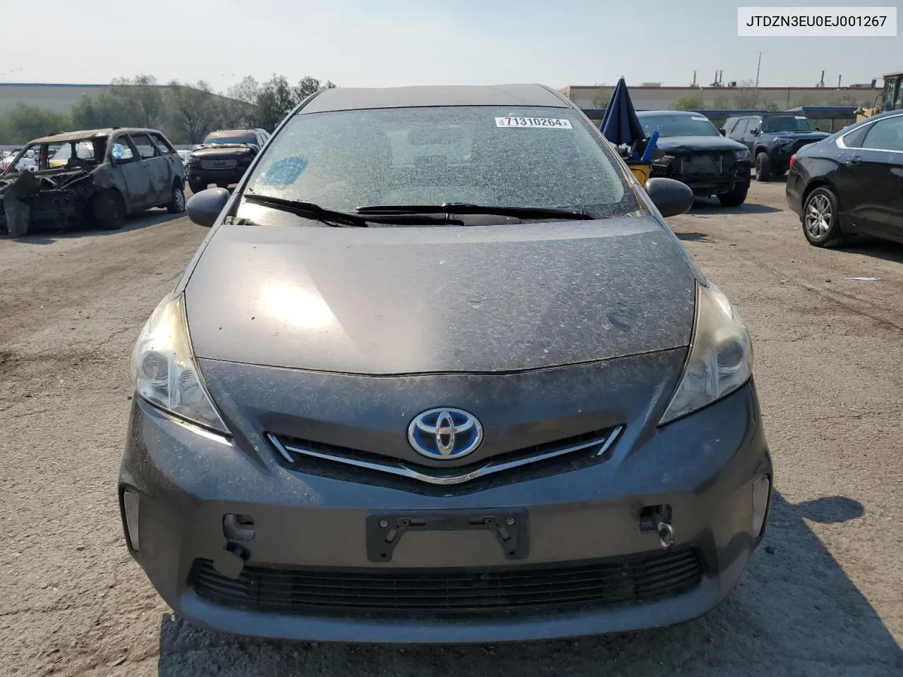 2014 Toyota Prius V VIN: JTDZN3EU0EJ001267 Lot: 71310264