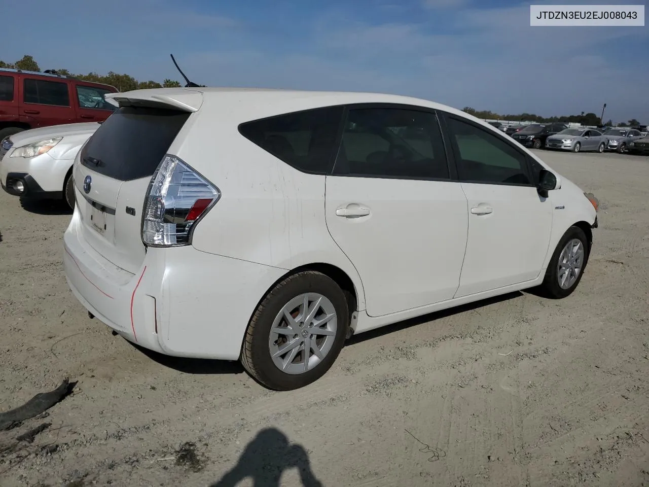 2014 Toyota Prius V VIN: JTDZN3EU2EJ008043 Lot: 71320084