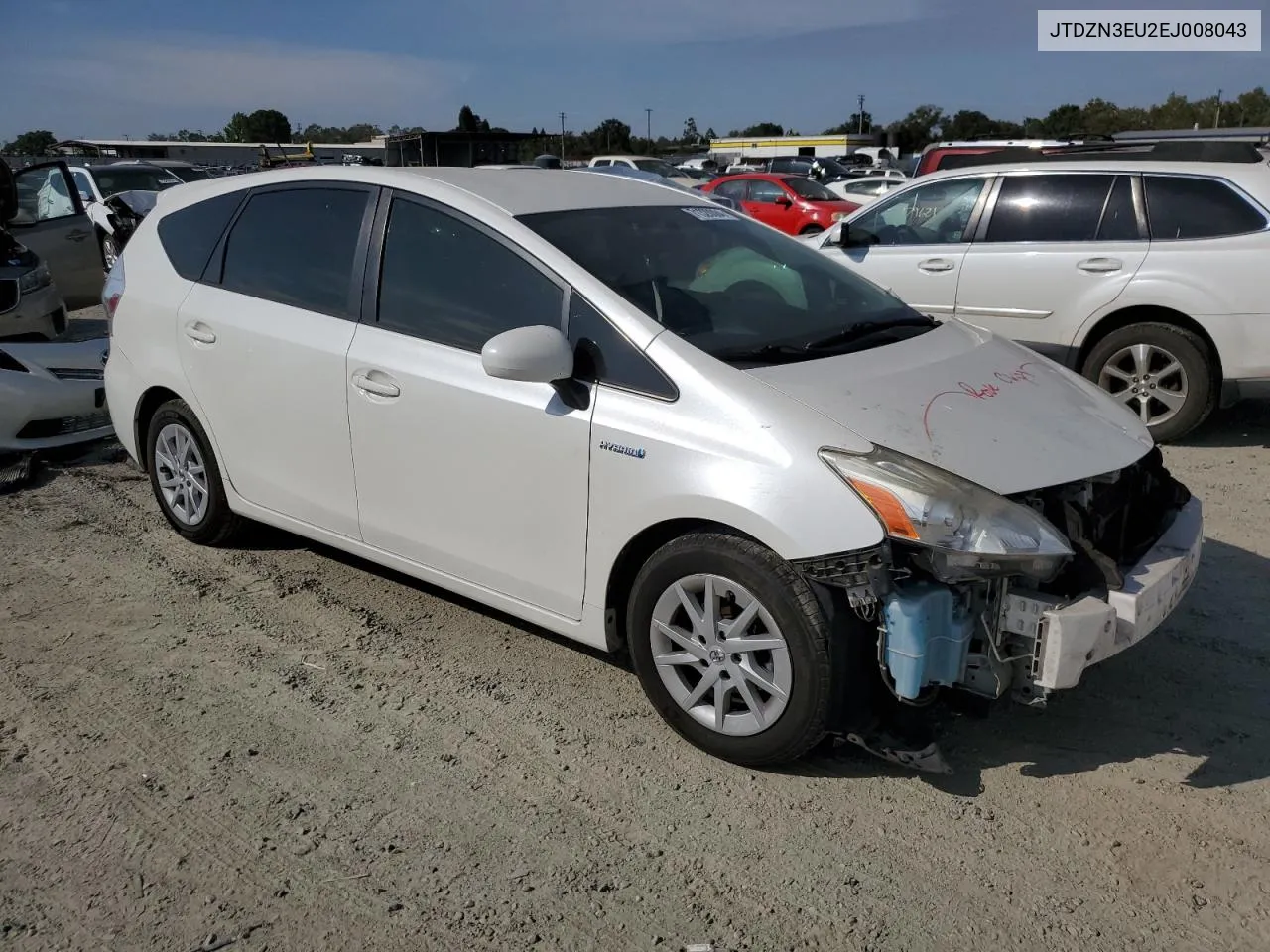 2014 Toyota Prius V VIN: JTDZN3EU2EJ008043 Lot: 71320084