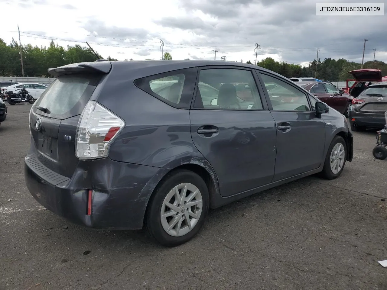 2014 Toyota Prius V VIN: JTDZN3EU6E3316109 Lot: 71344144