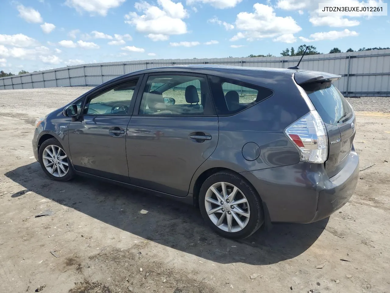 2014 Toyota Prius V VIN: JTDZN3EUXEJ012261 Lot: 71376524