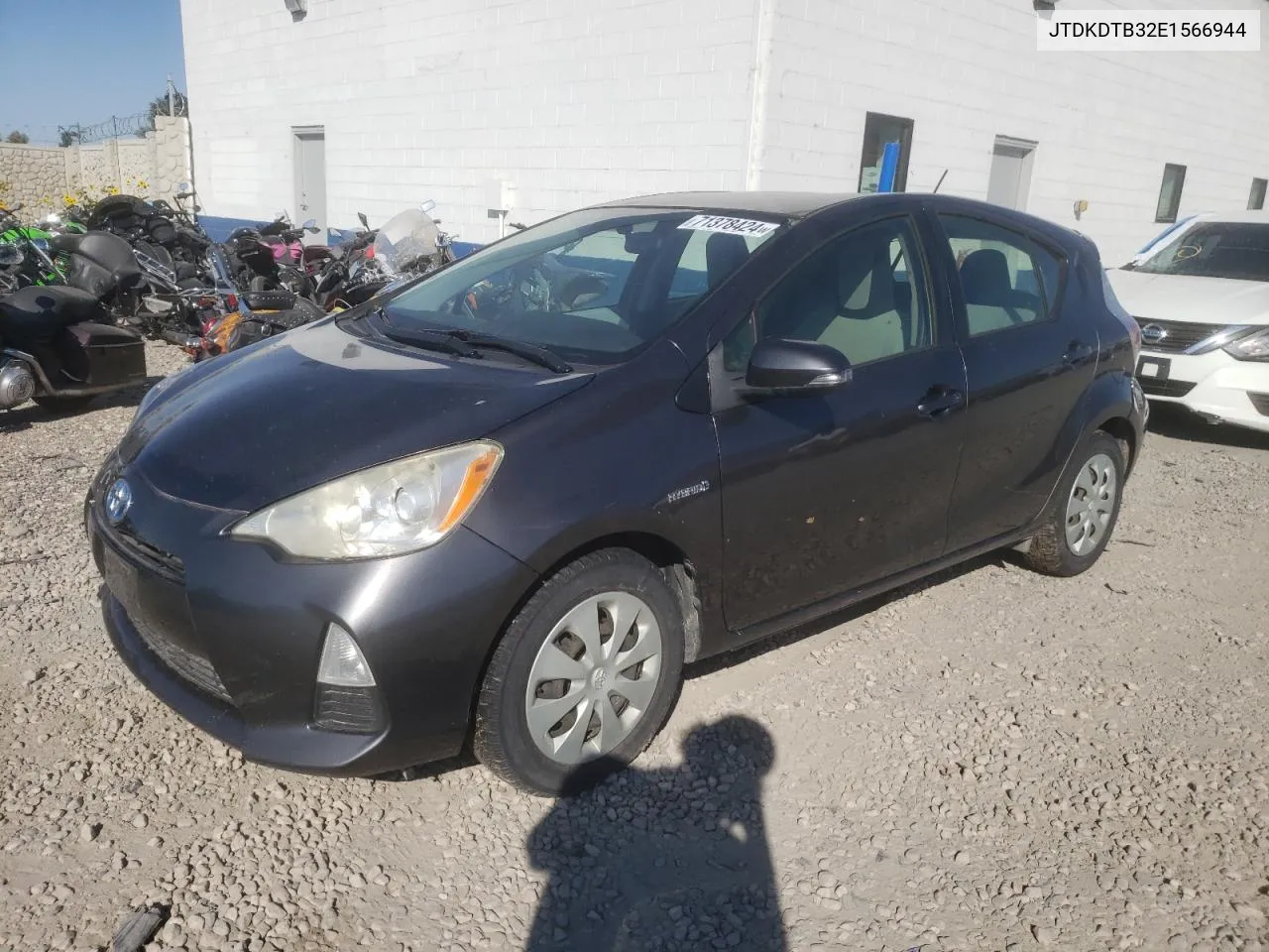 2014 Toyota Prius C VIN: JTDKDTB32E1566944 Lot: 71378424