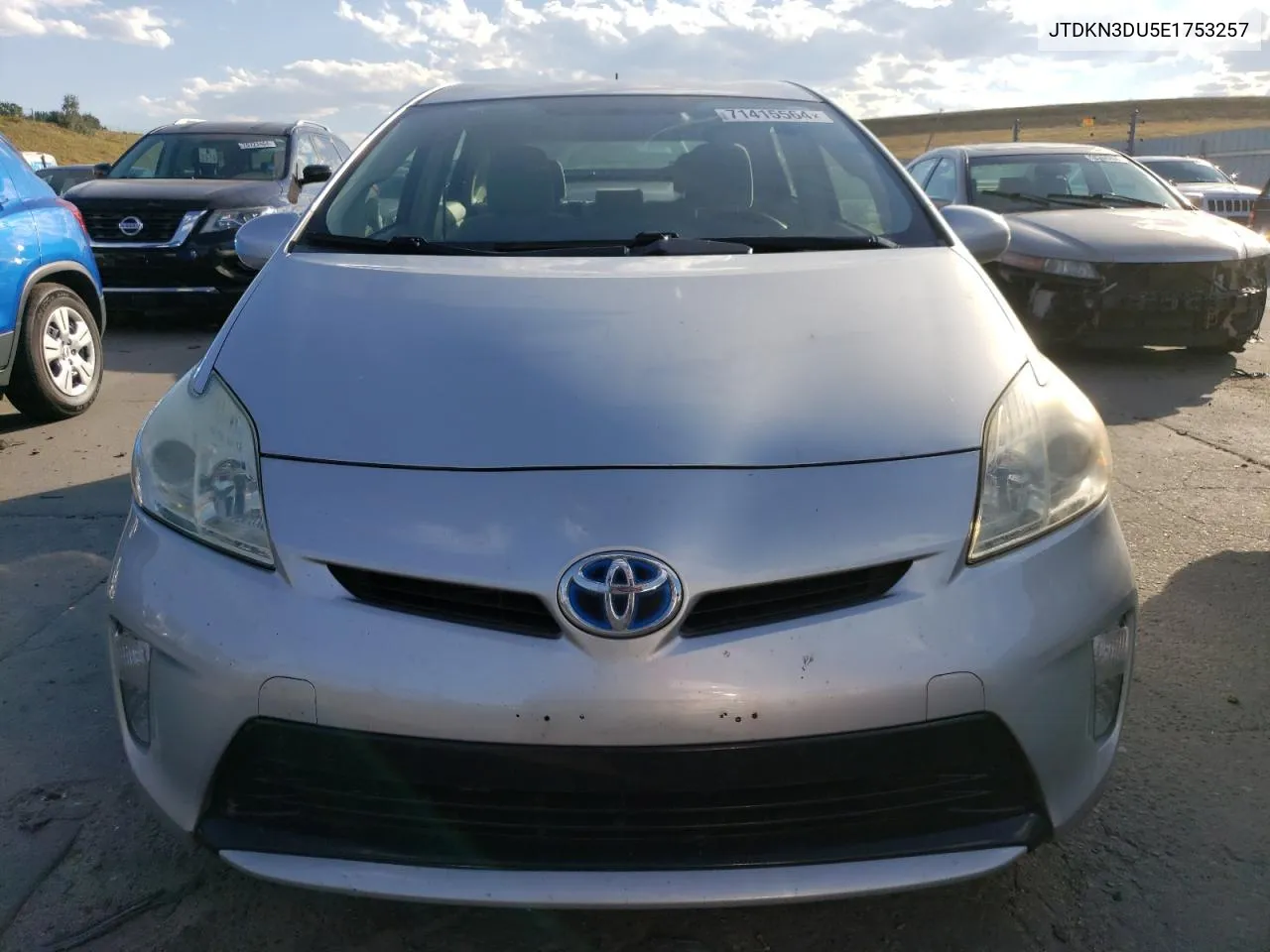 2014 Toyota Prius VIN: JTDKN3DU5E1753257 Lot: 71415564